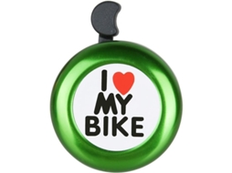 Sino de Bicicleta YURU de Alumínio Alto Acessório Mini para Bicicletas Adultos e Crianças Verde
