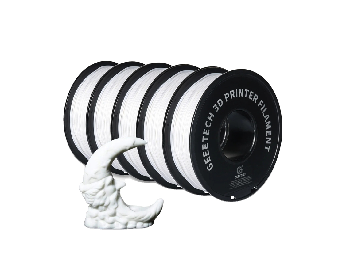 Filamento para impressora 3D, PLA ecológico, compatível com impressoras FDM, OEM branco