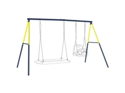 Balanço ninho de pássaro para 2 crianças CHEZMOI (Ø80 cm)