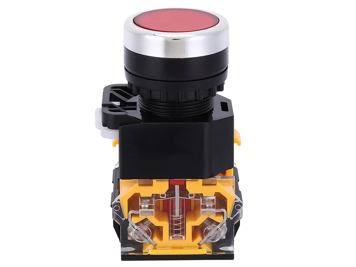Conjunto 5 Interruptores Botão 22mm 37 440v Reset Automático