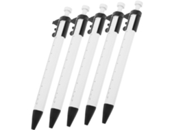 Conjunto De 5 Canetas Paquímetro Multifuncionais Plástico Jojofuny,