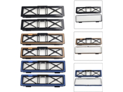 Pacote Com 6 Filtros H13 Compatíveis Neato D10, D9, D8, D7, D6, D5,