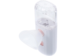 Umidificador facial seguro para os olhos, dispositivo macio e confortável.