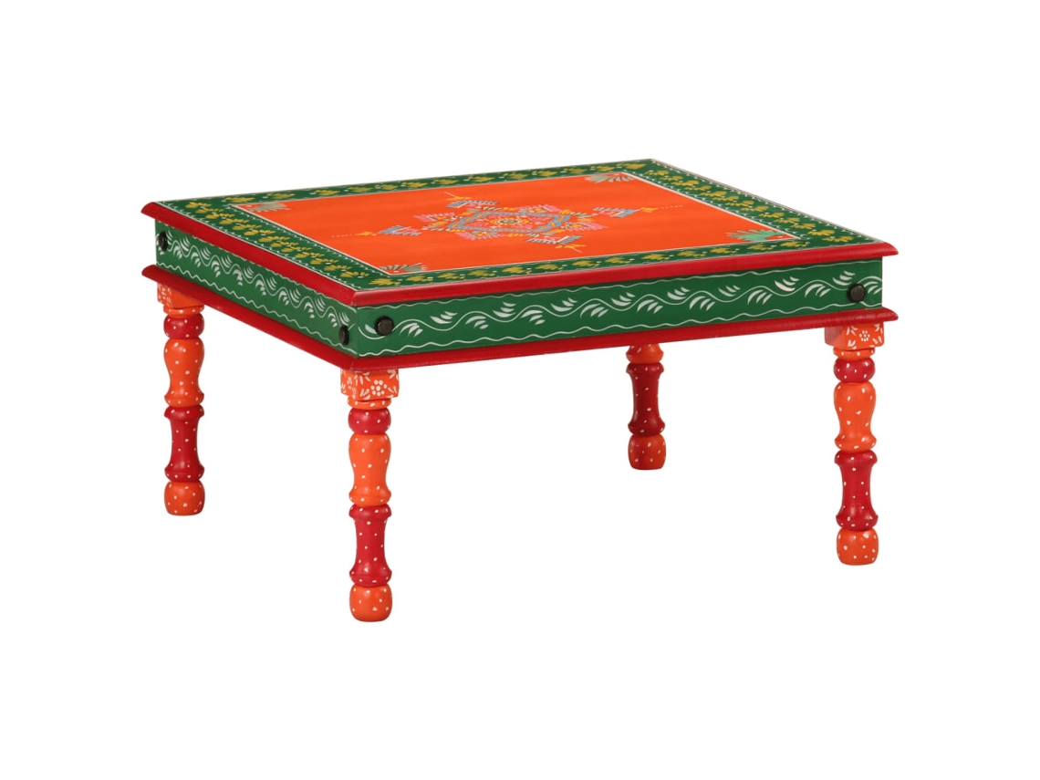 Coffee Table, Coffee Tables Vidaxl Laranja Madeira (54 X 54 X 30 Cm)