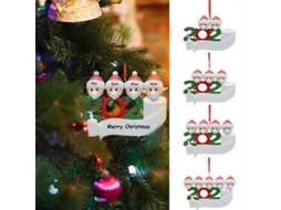 Enfeites De Árvore De Natal Para A Família Em Quarentena Em Casa 2020, Presentes De Natal Personalizados Olysi Shop