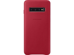 Capa SAMSUNG Galaxy S10 Leather Cover Vermelho