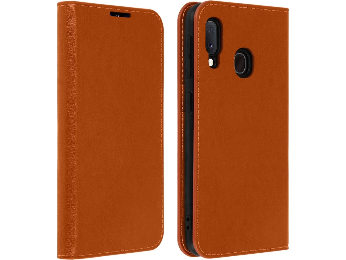 Capa Samsung Galaxy A20e Ushion Wallet Castanho
