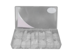 504pcs Pontas De Unhas Falsas Extra Longas Ovale Fosca De Cobertura Total Transparente Para Artesanato De Unhas
