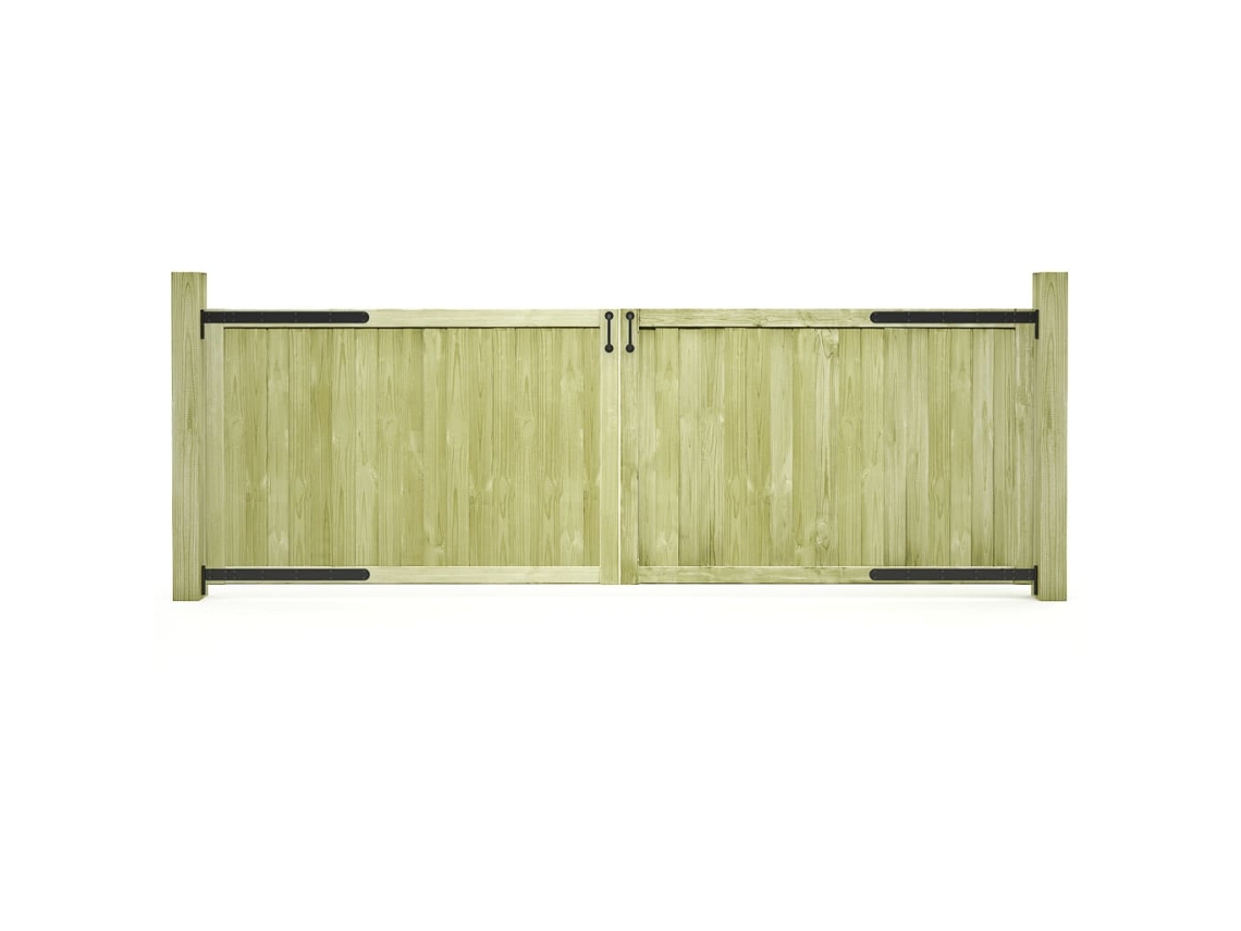 Garden Gate, Garden Gates Vidaxl Verde Madeira De Pinho (300 X 100 Cm)