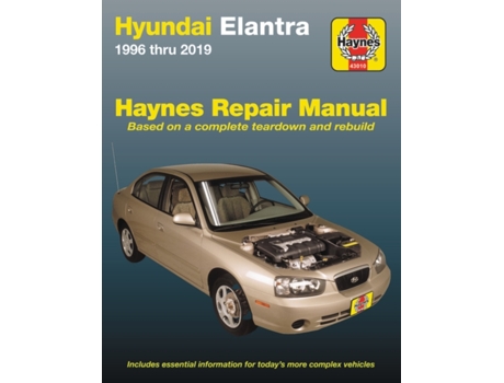 Livro hyundai elantra 1996 thru 2019 haynes repair manual de editors of haynes manuals (inglês)