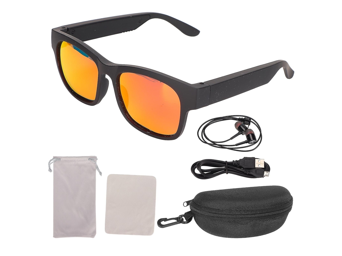 Óculos de sol inteligentes com Bluetooth estéreo, cancelamento de ruído, fones de ouvido integrados para ciclismo, corrida, navegação e pesca.