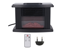 Aquecedor Eléctrico Compacto de Baixo Ruído com Telepiloto e Proteção Contra Sobreaquecimento para Casa LAXISCREED