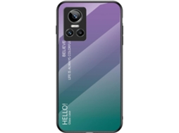 Capa Gradiente para Realme Realme Gt Neo3 Hongwe. Vidro Temperado Roxo1