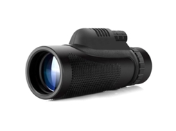 Telescópio Monocular 12x50 Ip68 Bak4 Prisma Adaptador Smartphone Tripé Atividades Ao Ar Livre Preto Bestvite