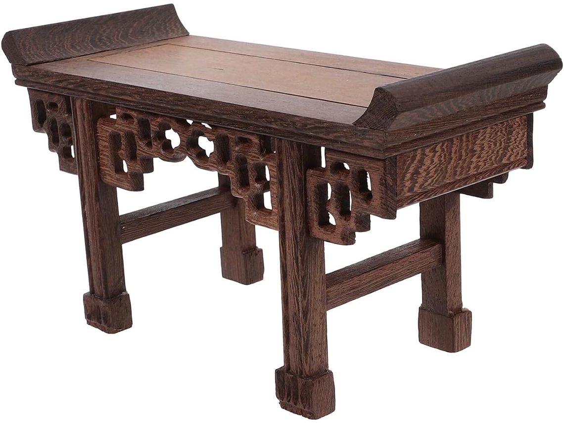 Suporte Buda Madeira, Prateleira Retangular,