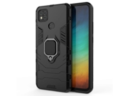 Capa Protetora Anti-queda Em Pc + Tpu Com Suporte De Anel Magnético Para Xiaomi Redmi 9c