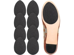 Protetor de sola adesivo antiderrapante para sapatos de salto alto e casuais, silicone durável e recortável.