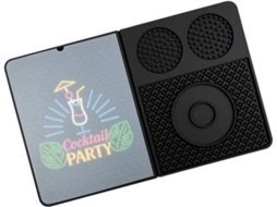 Tapete De Silicone Premium Para Bebidas Com Base Segura, Ideal Para Uso Profissional E Doméstico Durável,