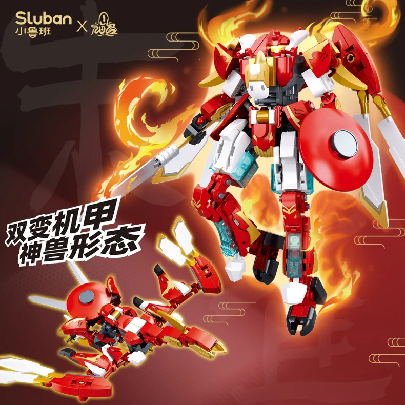 Conjunto De Blocos De Montar Mech Robot Warrior