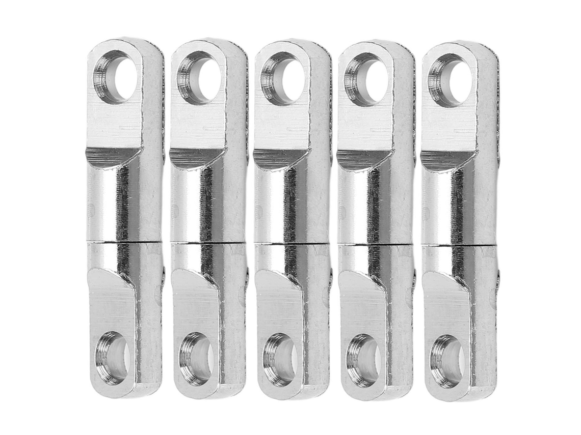 Conjunto de 3 Pivôs Giratórios de Aço Inoxidável com Rolamento para Conector de Isca 3.5 S/MARCA