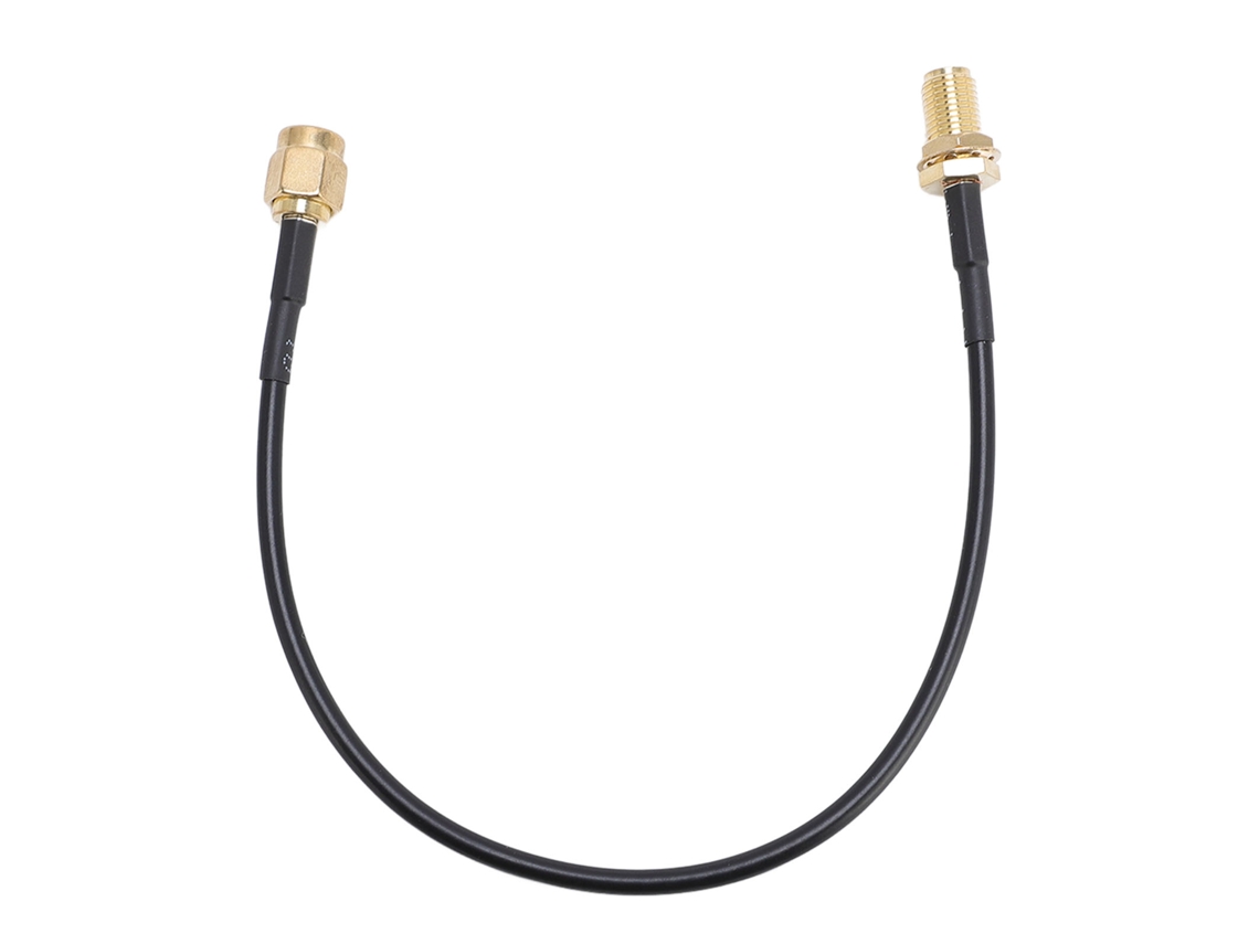 Cabo Coaxial Sma Macho Para Sma Fêmea Rg174 Extensão De Antena De Baixa Perda 15cm Latão Chapado A Ouro