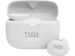 Auriculares Bluetooth True Wireless JBL Tune 130NC (In Ear - Microfone - Noise Cancelling - Branco)