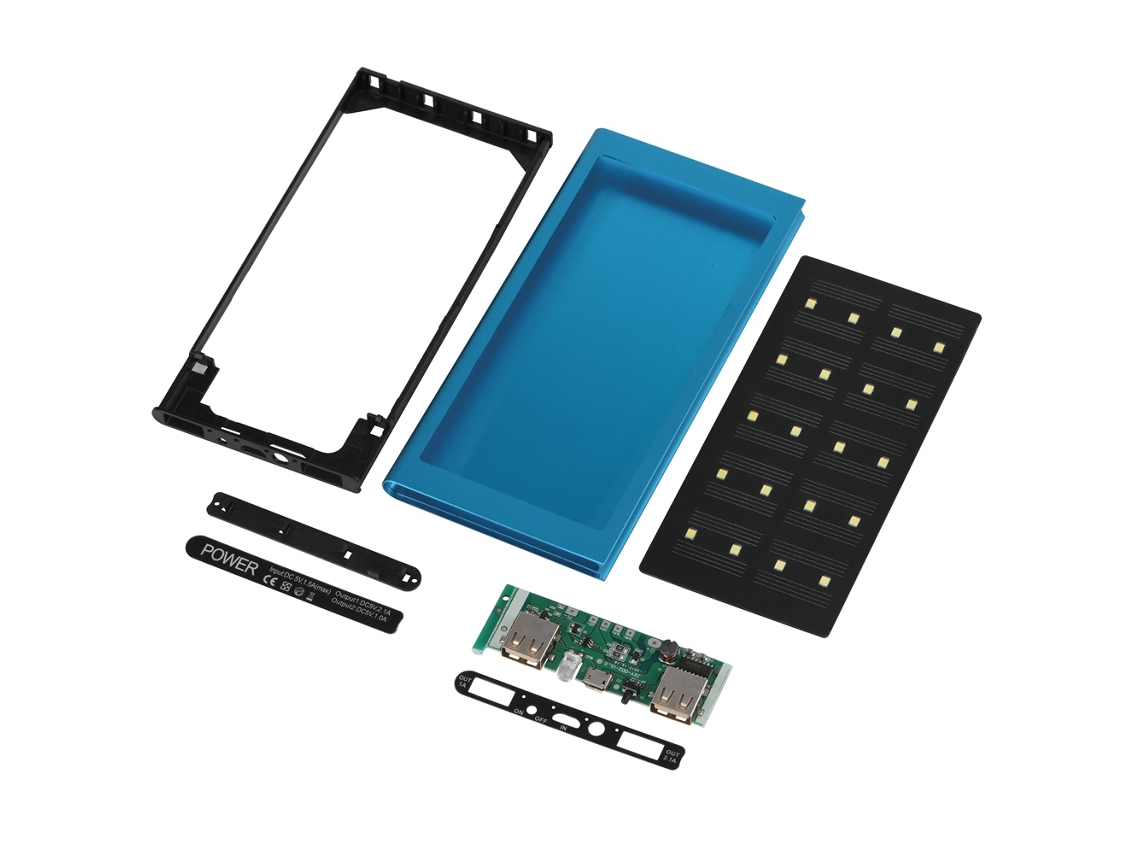 Carregador Solar LAXISCREED 8000mah com Luz Led