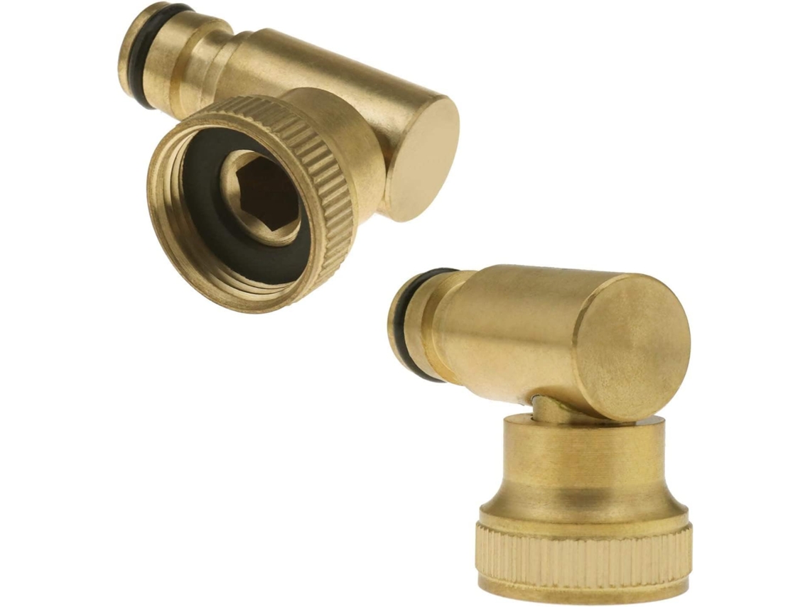 Conector De Mangueira Angular | Rosca Interna De 3/4" | Conector Giratório | 360°