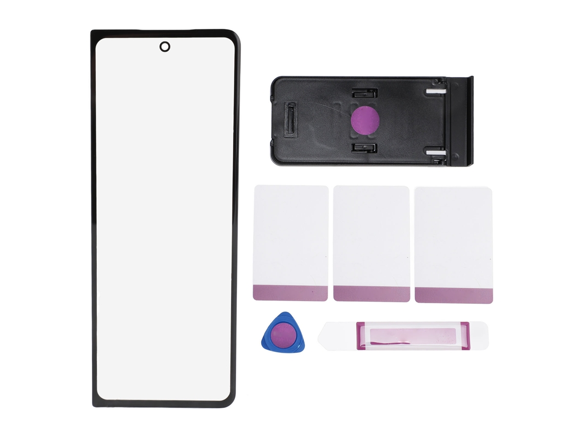 Vidro da Lente Externa Frontal para Galaxy Z Fold 3 5g F926 com Kit de Reparo | S/MARCA