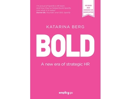 Livro BOLD A new era of strategic HR de Katarina Berg (Inglês)
