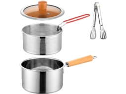 Frigideira Funda Com Cesto E Escorredor De Óleo Para Fritar.
