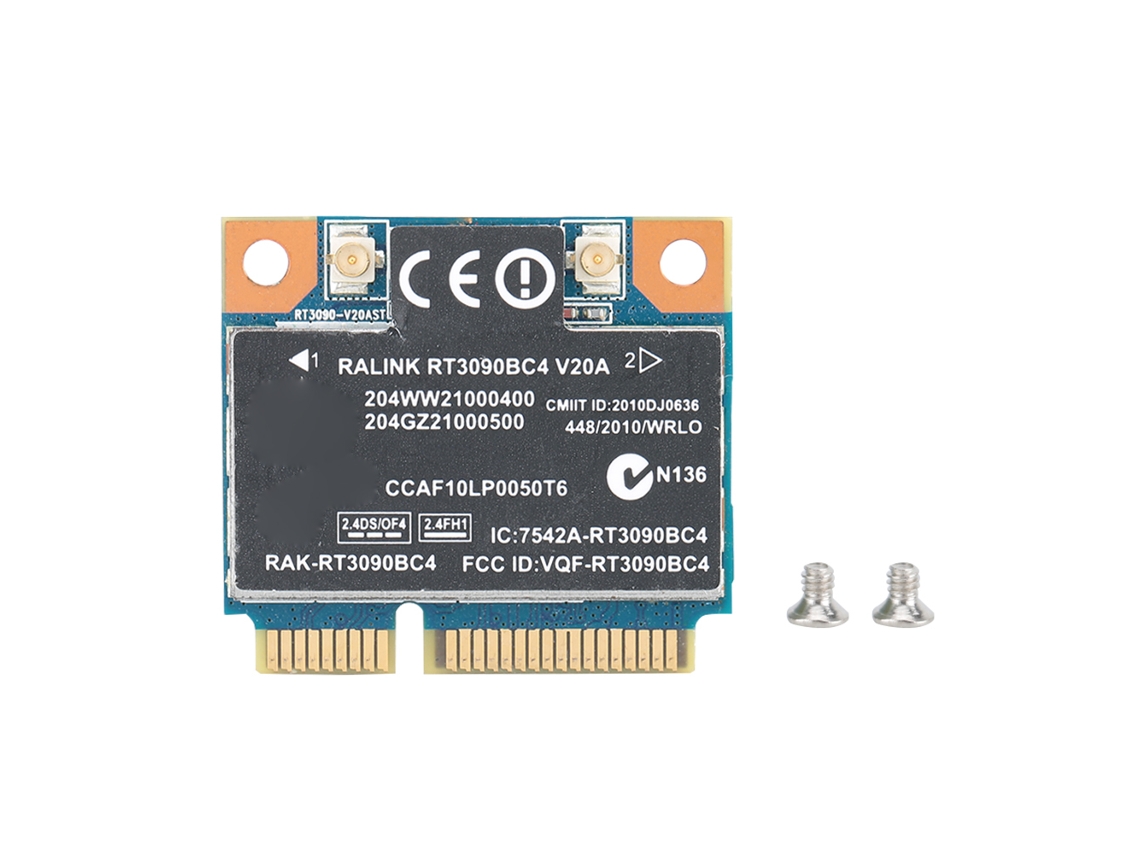 Placa De Rede Sem Fio Mini Pci E Rt3090bc4 300mbps Bluetooth 3.0 Para Hp
