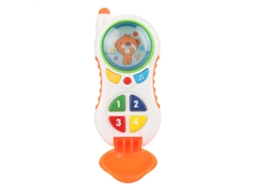 Mali telefone Brinquedo Educativo para Bebê com Som e Luz Simulação Celular Infantil