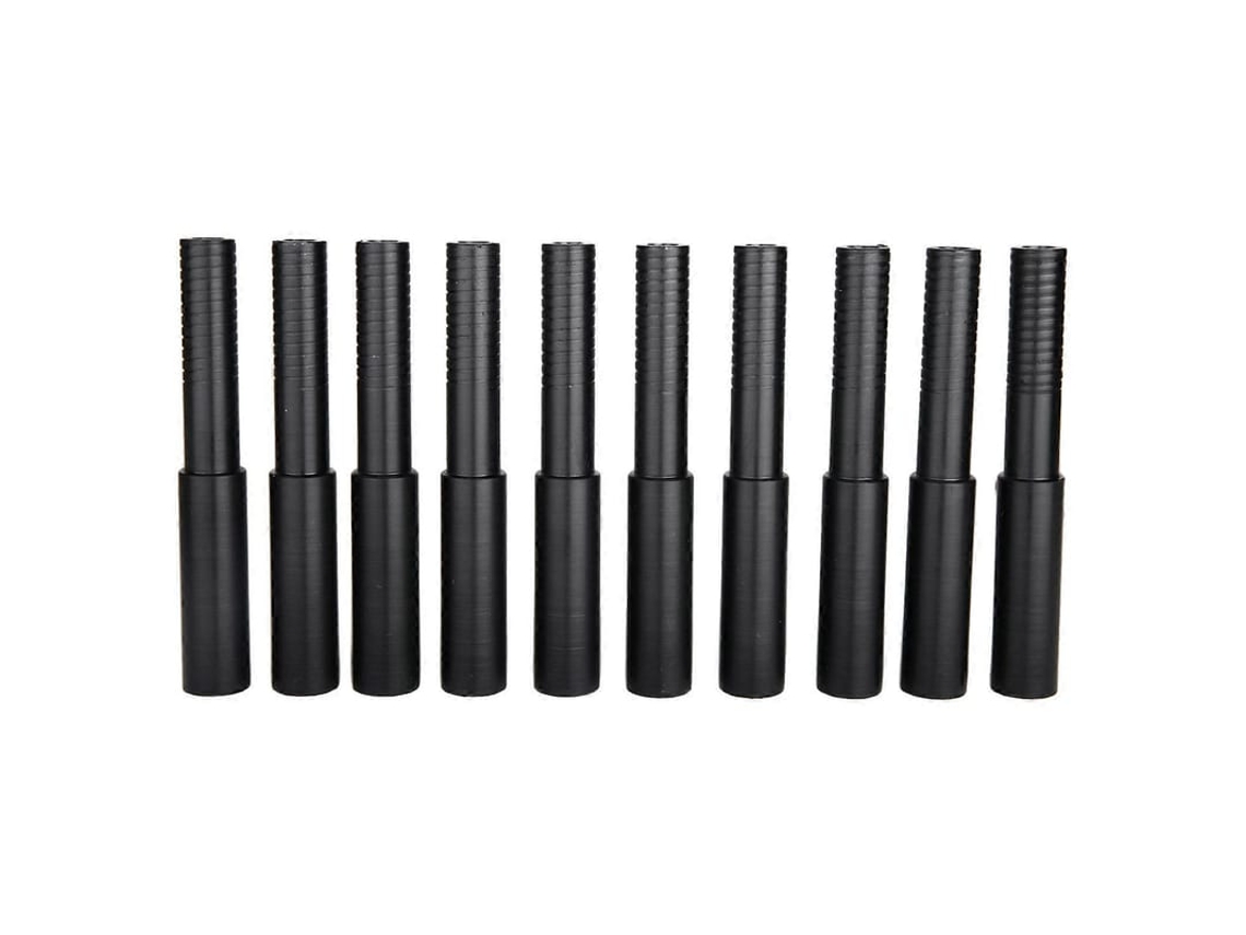 10 Extensões De Vara De Taco De Golfe Para Varas De Grafite Leve Preto