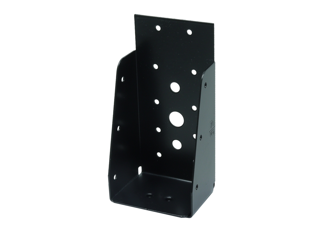 Suporte para Vigas Preto Sem Lábio para Feixes de 7 X 14 5 Cm Por Peça WOVAR