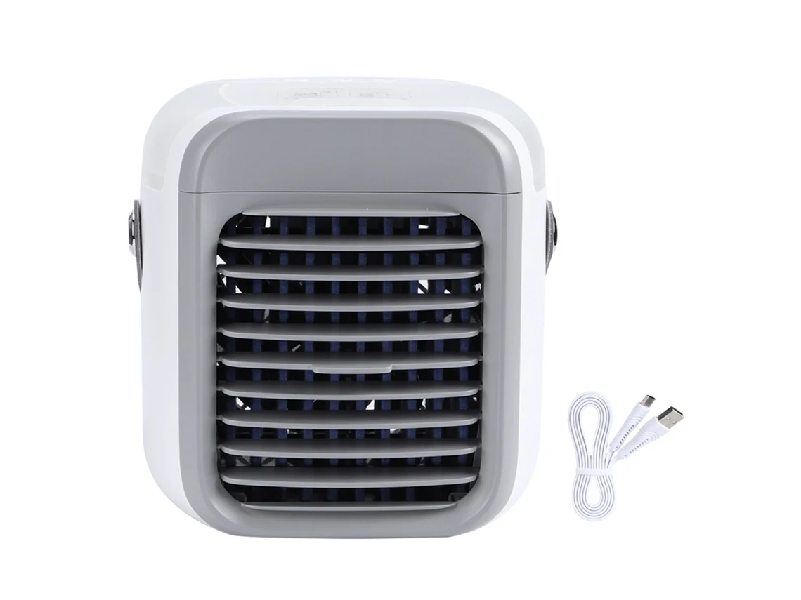 Ar Condicionado Portátil Mini Ventilador Mesa Branco