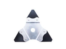 Lâmina Triangular Serrilhada De 22,5 Cm (9 Pol.) Para Roçadeira (furo De 25,4 Mm) – Lâmina De Substituição Universal Para Roçadeiras A Gasolina.