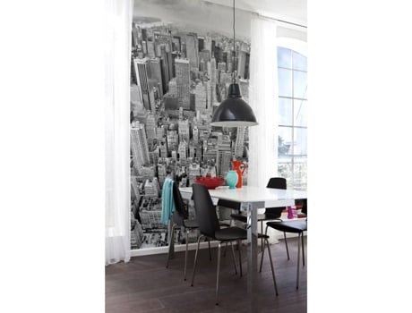 Foto Mural Panorâmico Uptown 200x260 Cm Interior Urbano Contemporâneo Komar