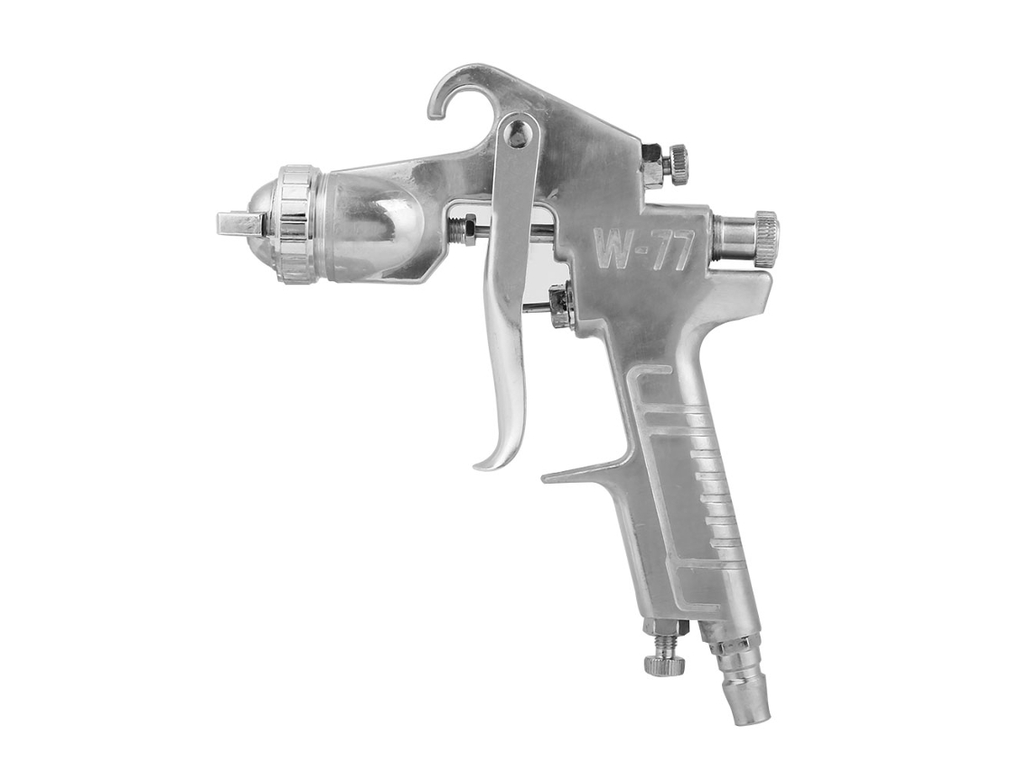 Laxiscreed Pistola De Pintar Seda Pneumática Com Bocal 3.0mm E Alimentação Por Gravidade Para Acabamentos