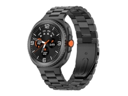 Pulseira De Aço Inoxidável Com Três Contas Para Samsung Galaxy Watch 8 / 8 Classic / Ultra 2