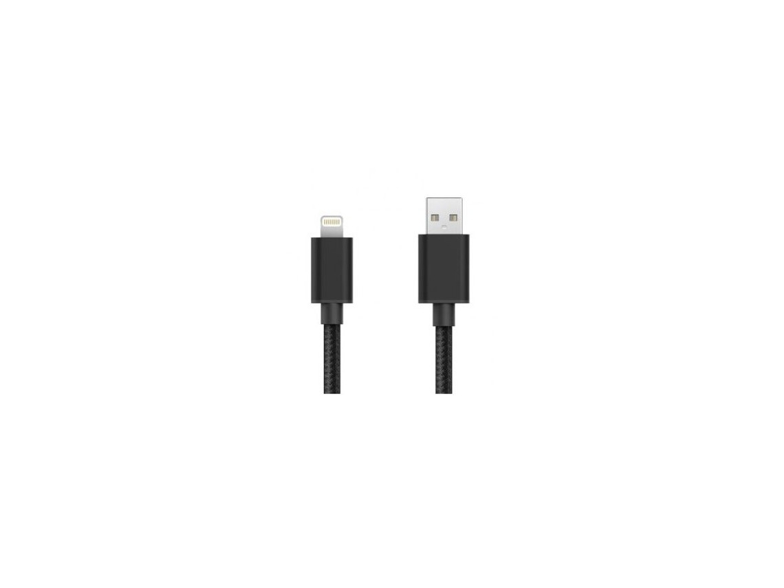 Cabo Lightning Para Usb Tech Fuzzion Preto