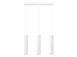 Sollux Sl.1537 Karbon Lámpara Colgante 3l Blanca