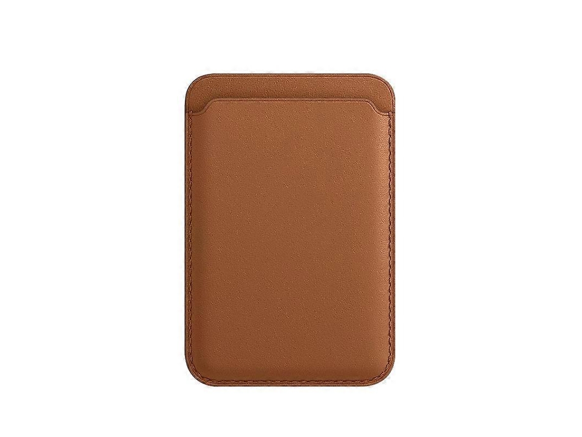 Capa De Couro Magnética Magsafe Para Cartões, Compatível Com Iphone.