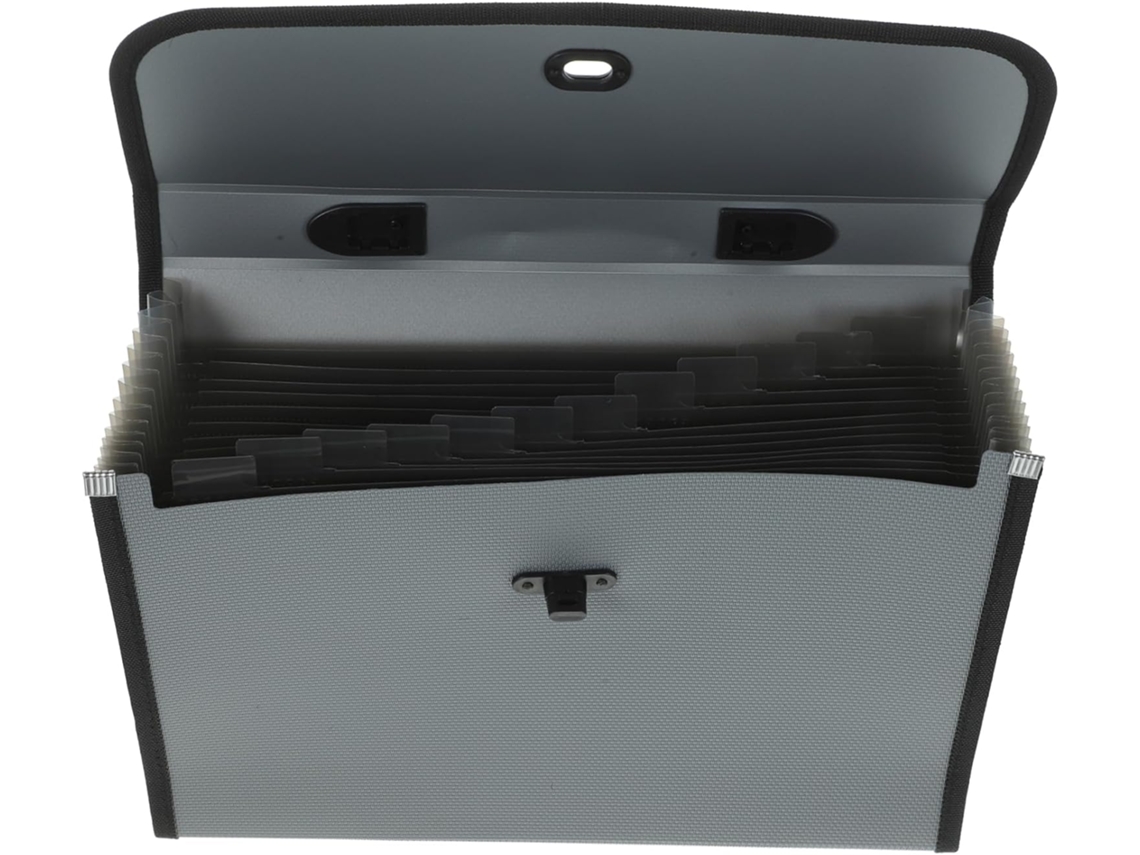 Organizador de Arquivos Sanfonado Amosfun Peça Única com Múltiplos Bolsos para Armazenamento Documentos, Ideal