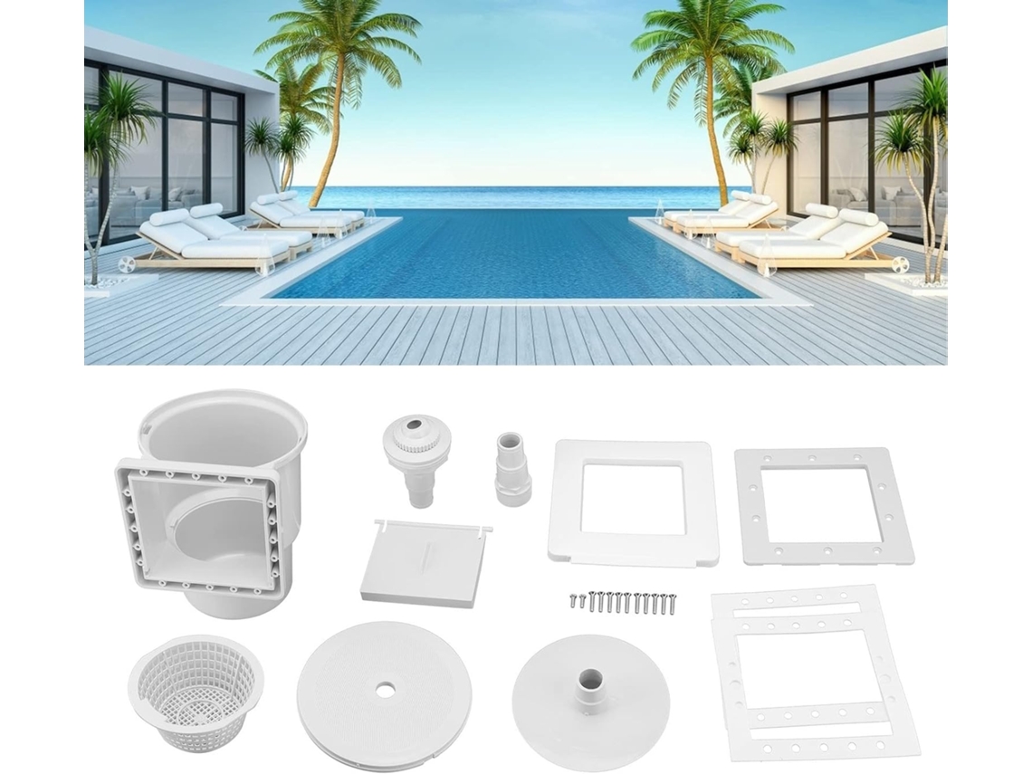 Skimmer De Drenagem Para Piscinas Pequenas De 1,5 Polegadas, Ferramenta De Limpeza De Piscinas