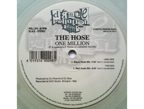 Vinil One Million Dance Pollution