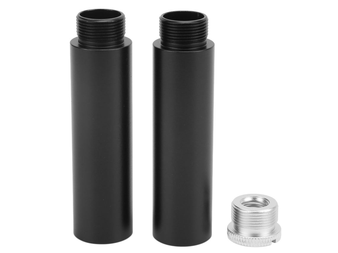 2pcs Mic Holder Extension Rod Set Adjustable Length Durable Microphone Holder Upgrade Parts LAXISCREED