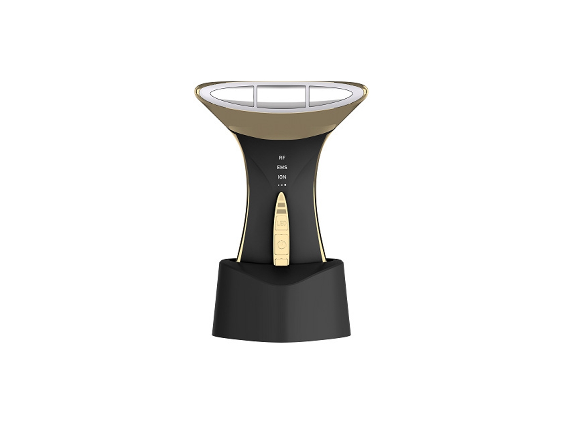 Cores Led Para Pescoço E Rosto, Cuidados Com A Pele (preto E Dourado)