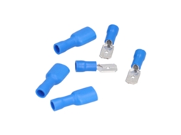 Laxiscreed Pack De 100 Conectores De Flor De Ameixeira Insulados Para Cabos 16-14 Awg
