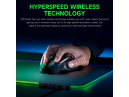 Razer Basilisk X Hyperspeed Mouse Sem Fio Modo Dual 16000dpi 6 Botões Programáveis Mouse Para Jogos